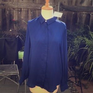 H&M blue blouse